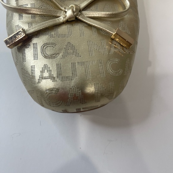 Women's Gold Nautica Ballet Flat Shoes   8 1/2. Grayford - Picture 11 of 12